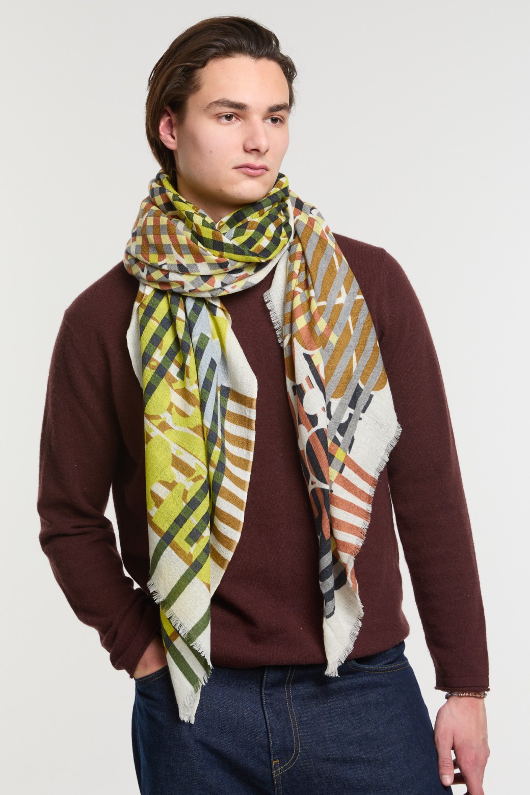Lime  Fragrance Scarf
