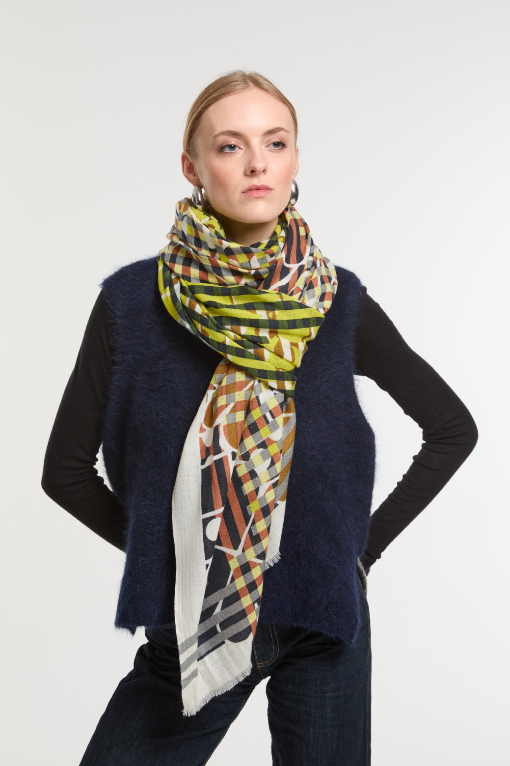 Lime  Fragrance Scarf