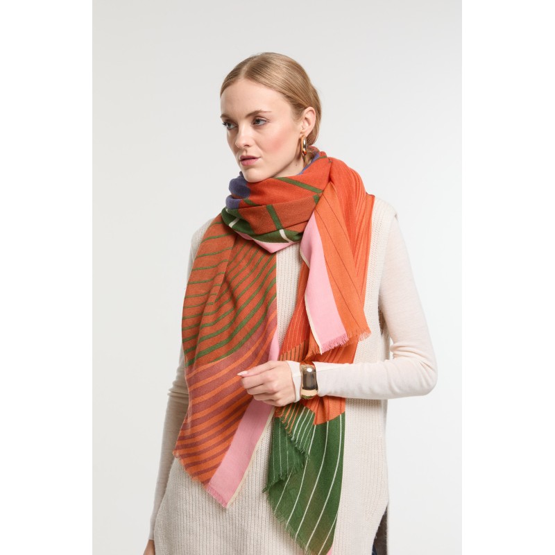 Foulard  Astre Orange