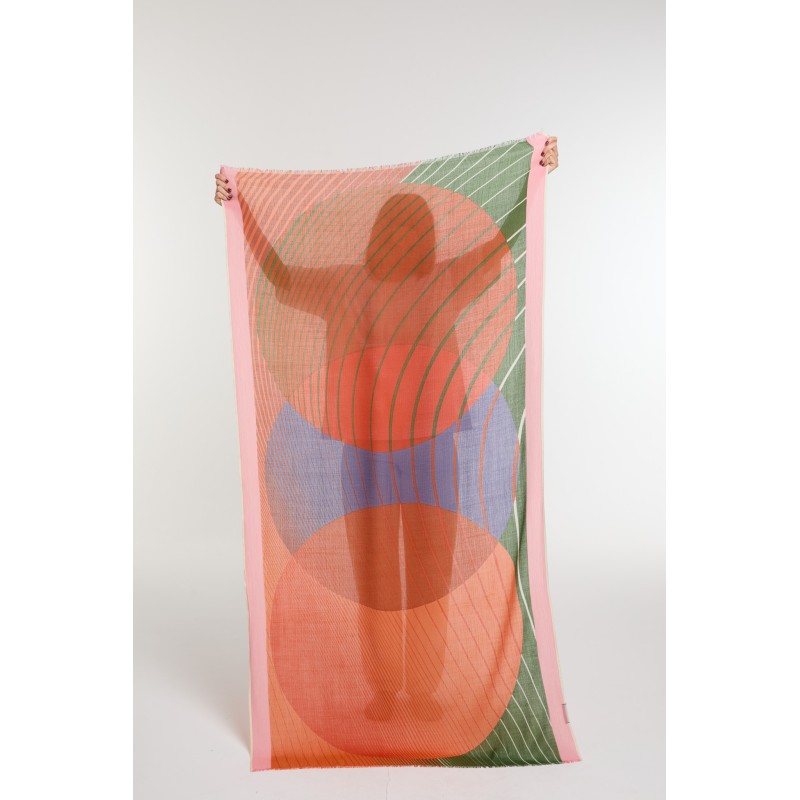 Foulard  Astre Orange