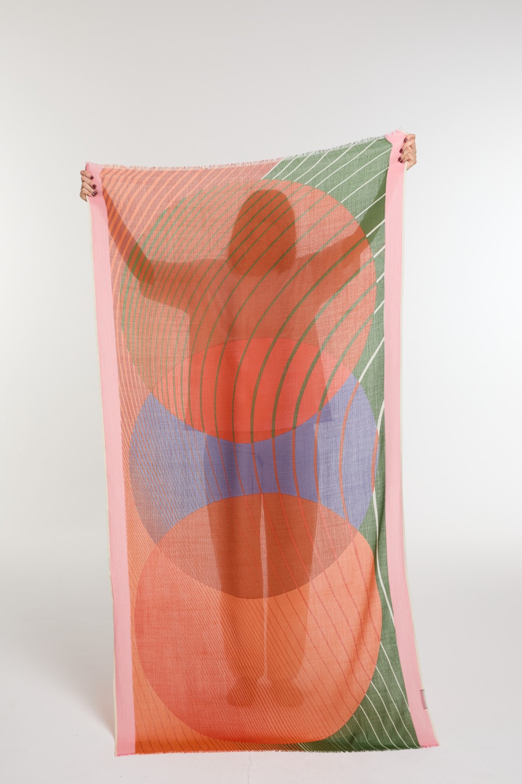 Orange  Astre Scarf