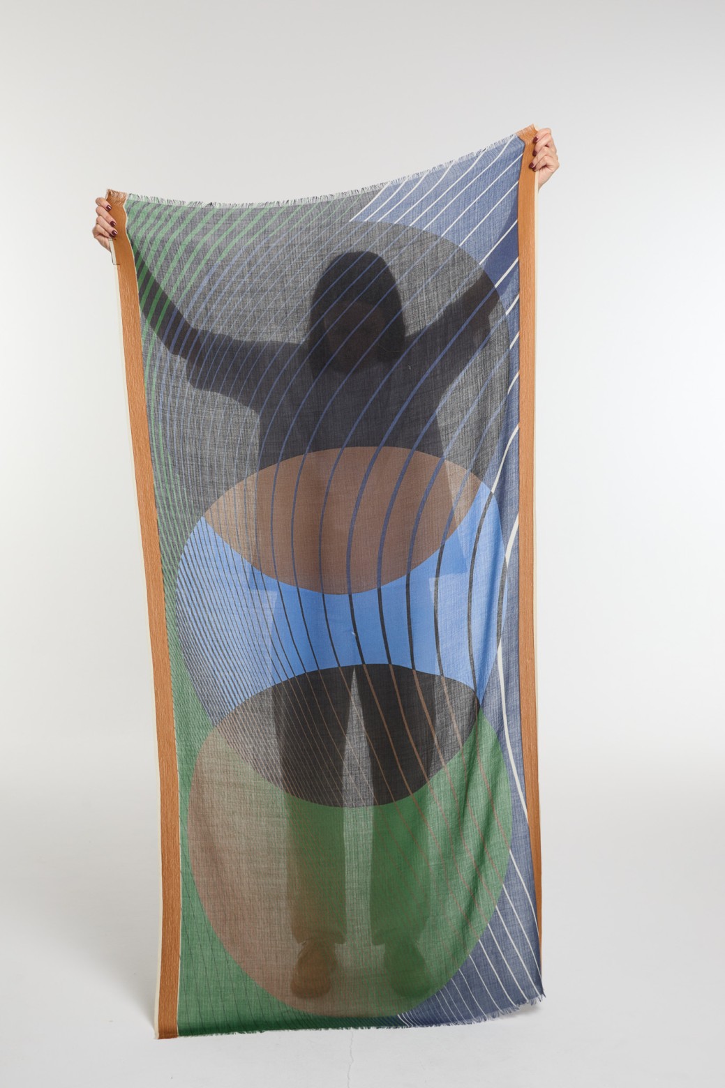 Blue Green  Astre Scarf