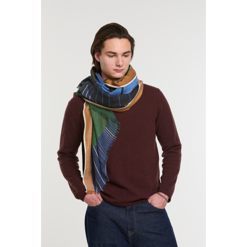 Foulard  Astre Kaki Brun