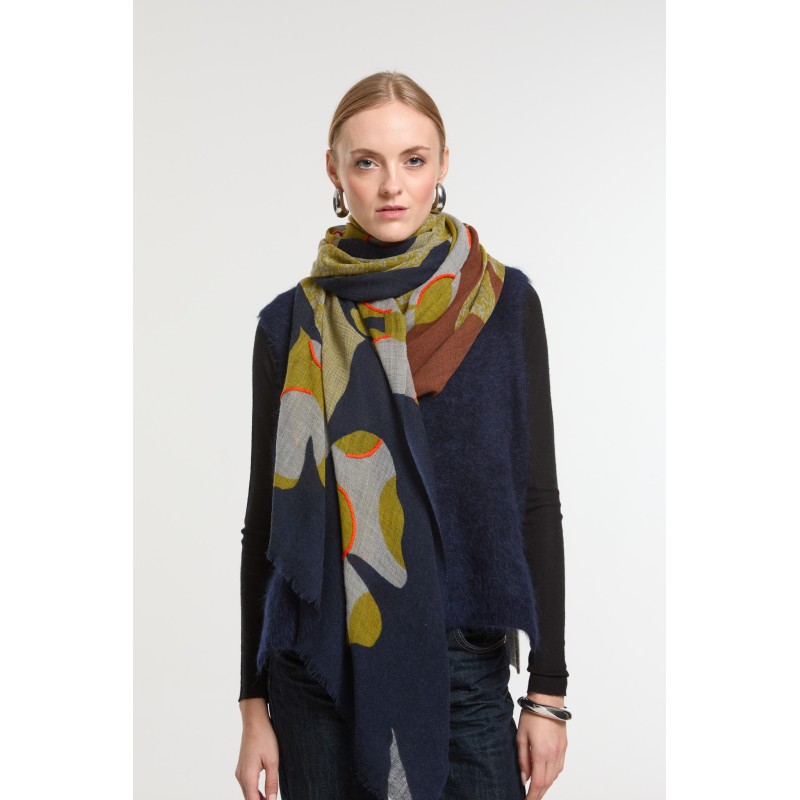 Foulard  Eternel Marine Roux