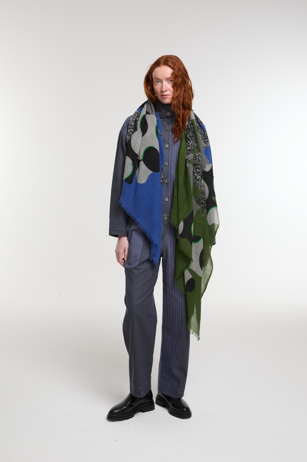 Blue Green  Eternel Scarf