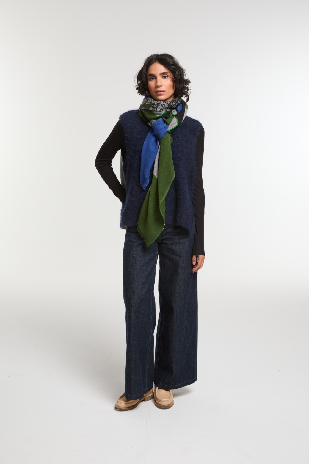 Blue Green  Eternel Scarf
