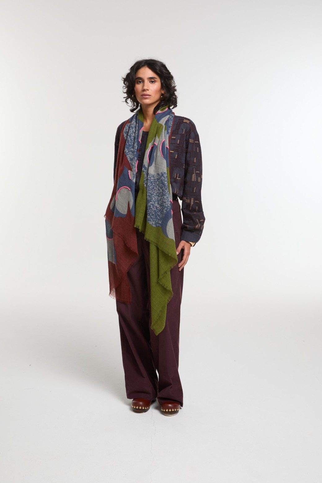 Pink Khaki  Eternel Scarf