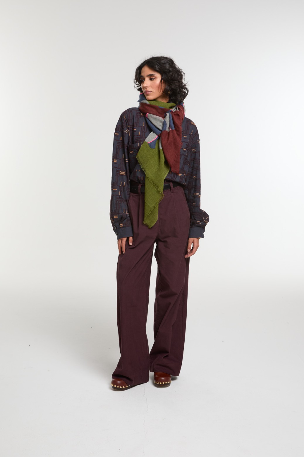 Pink Khaki  Eternel Scarf
