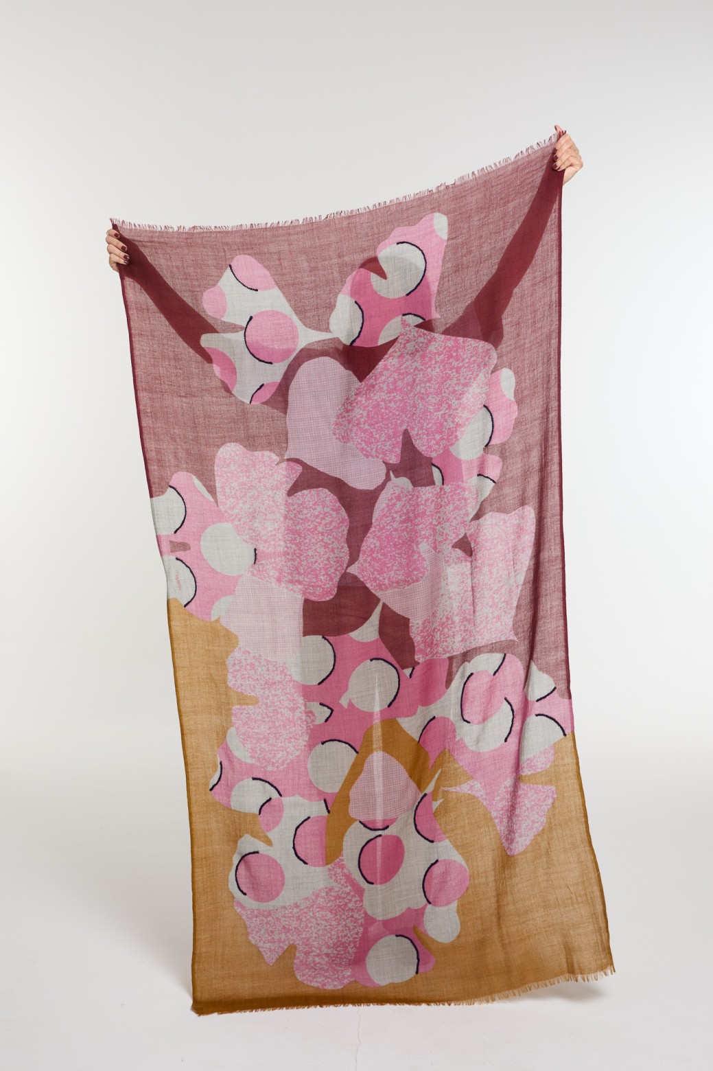 Burgundy Khaki  Eternel Scarf