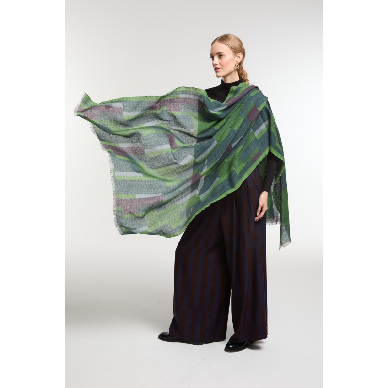 Foulard  Edom  Vert