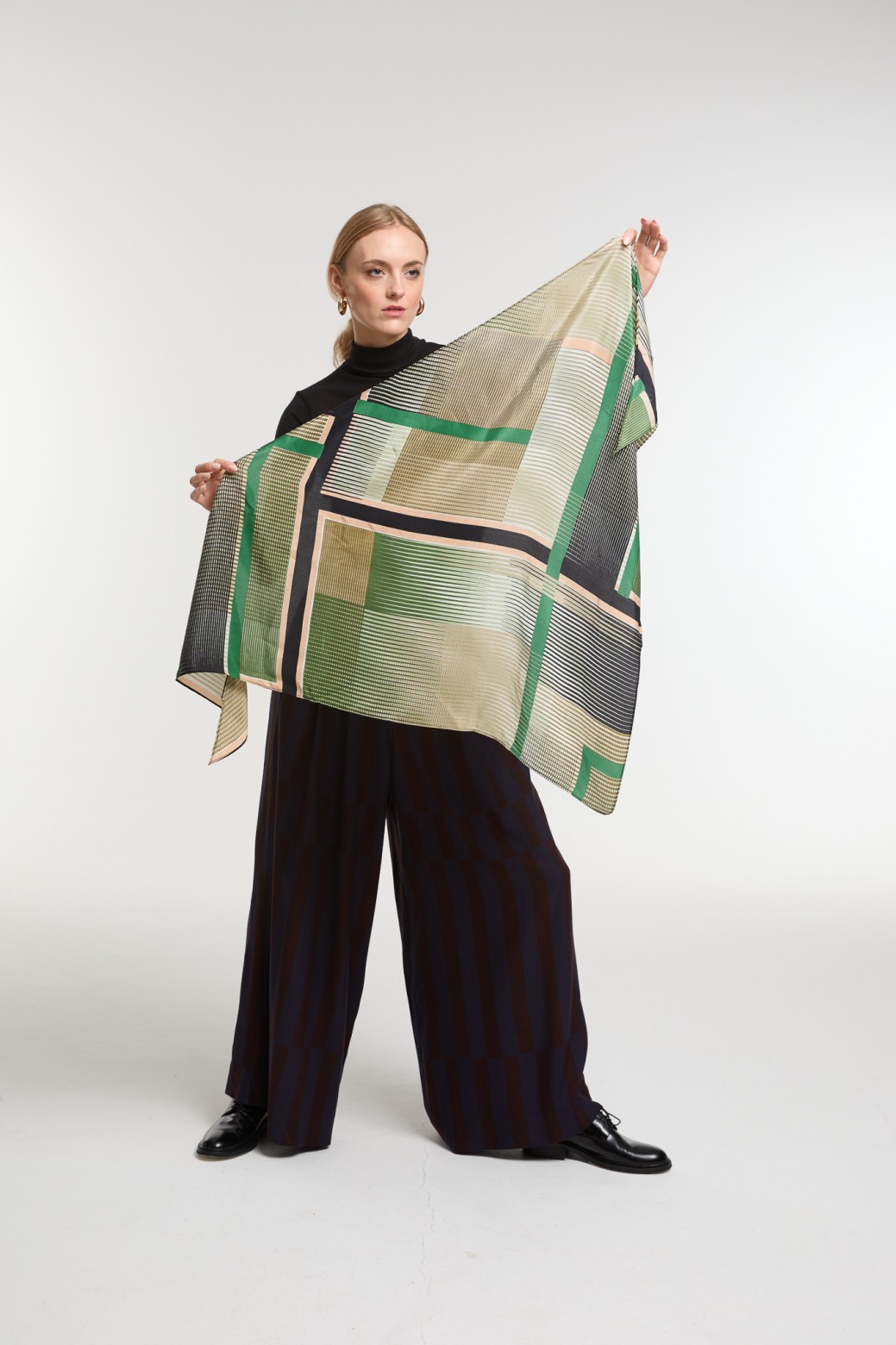 Green  Prisme Scarf