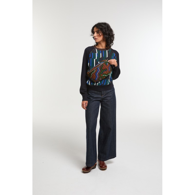 Sac Banane L Chiara Mouvance Bleu