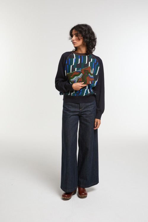 Blue Goa Mouvance Pouch