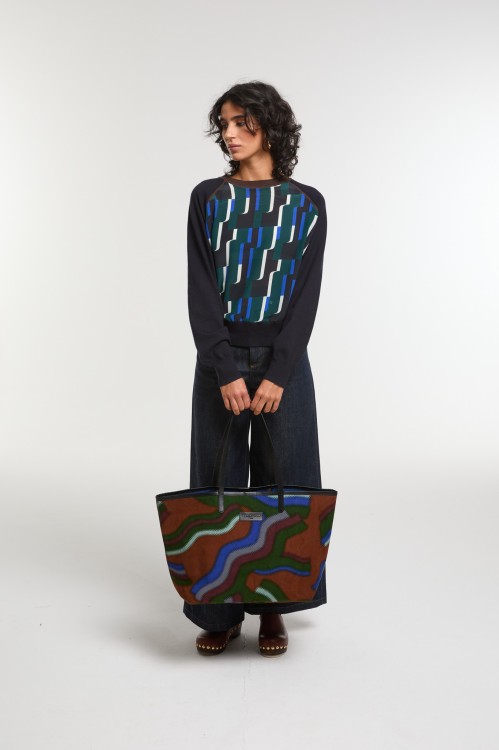 Blue Mirae Mouvance Bag