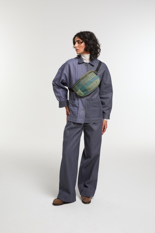 Green Chiara Prisme Bum Bag L