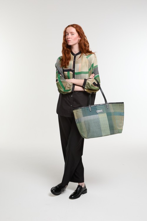 Green Mirae Prisme Bag