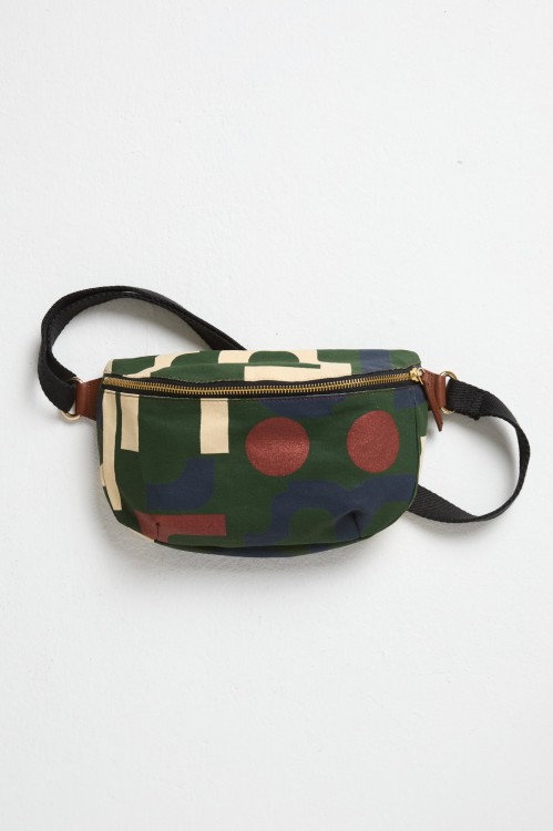 Khaki Chiara Lyrique Bum Bag L