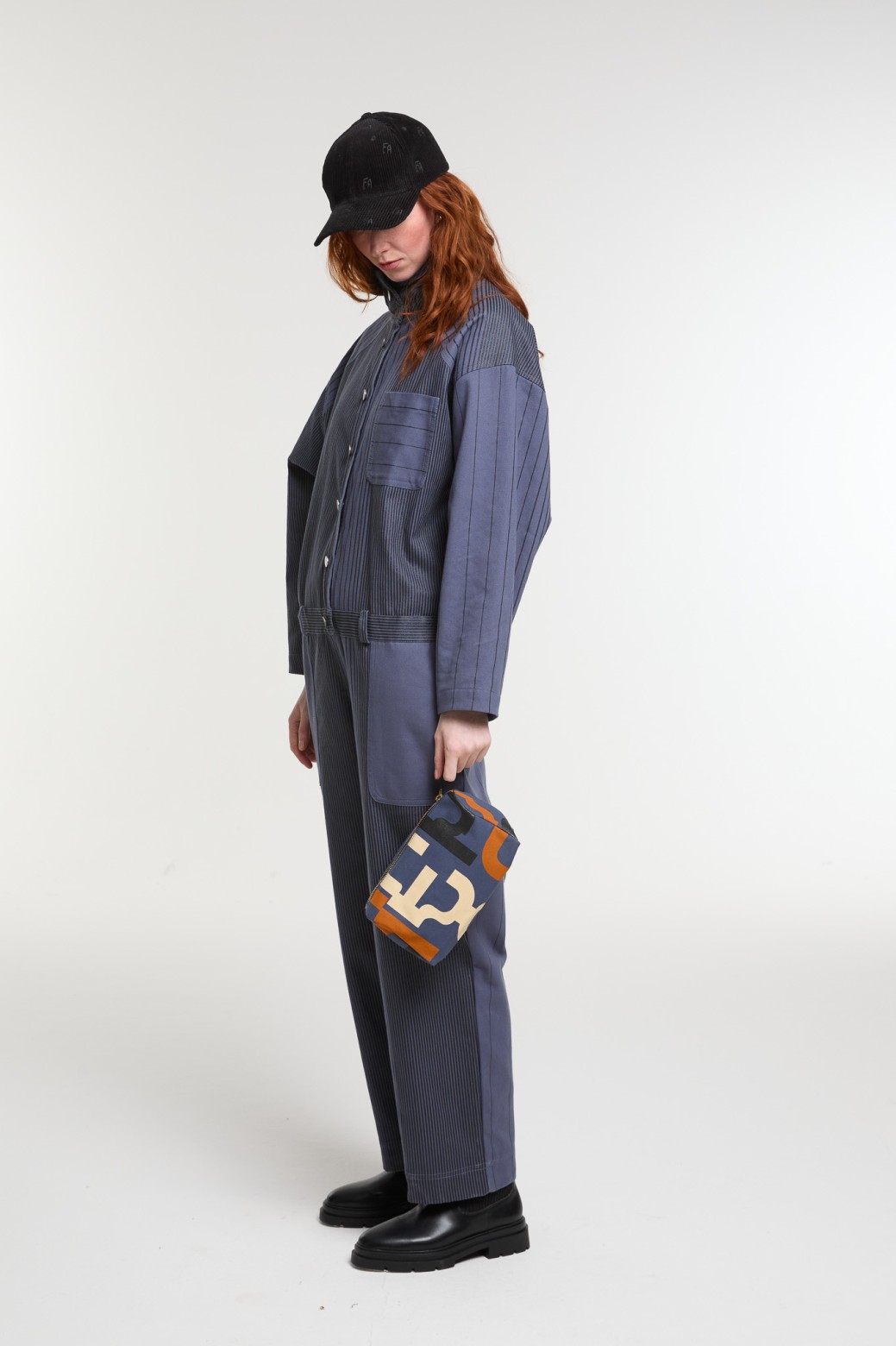 Night Blue Elba Lyrique Travel Pouch