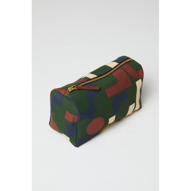 Khaki Elba Lyrique Travel Pouch