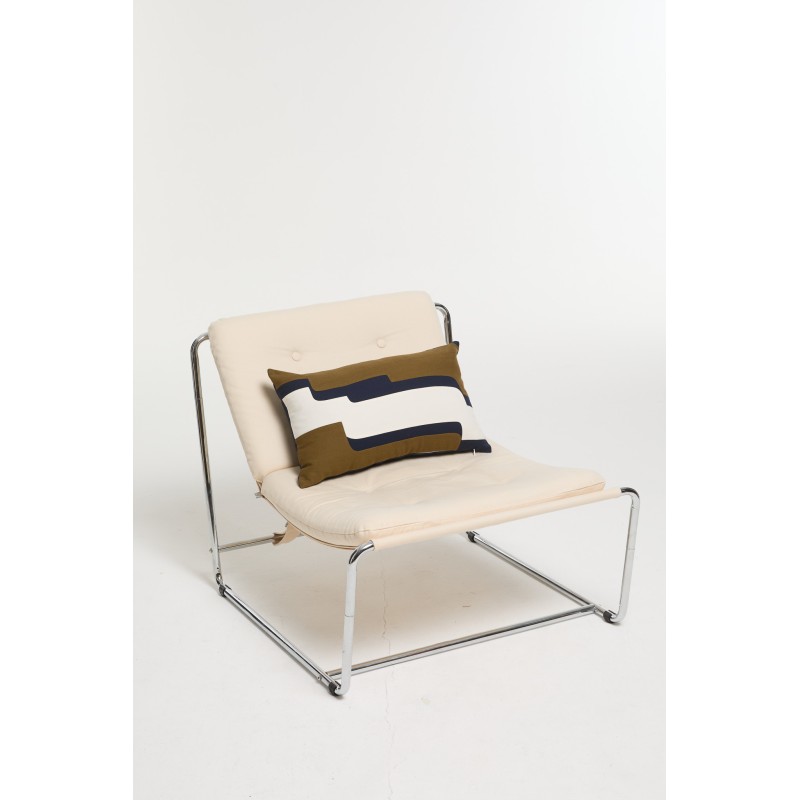 Khaki  Mystere Cushion Cover