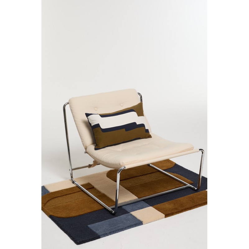 Khaki  Mystere Cushion Cover