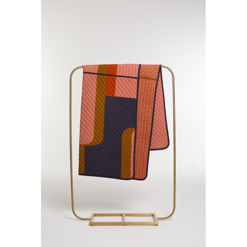 Blush  Petra Quilted Blanket