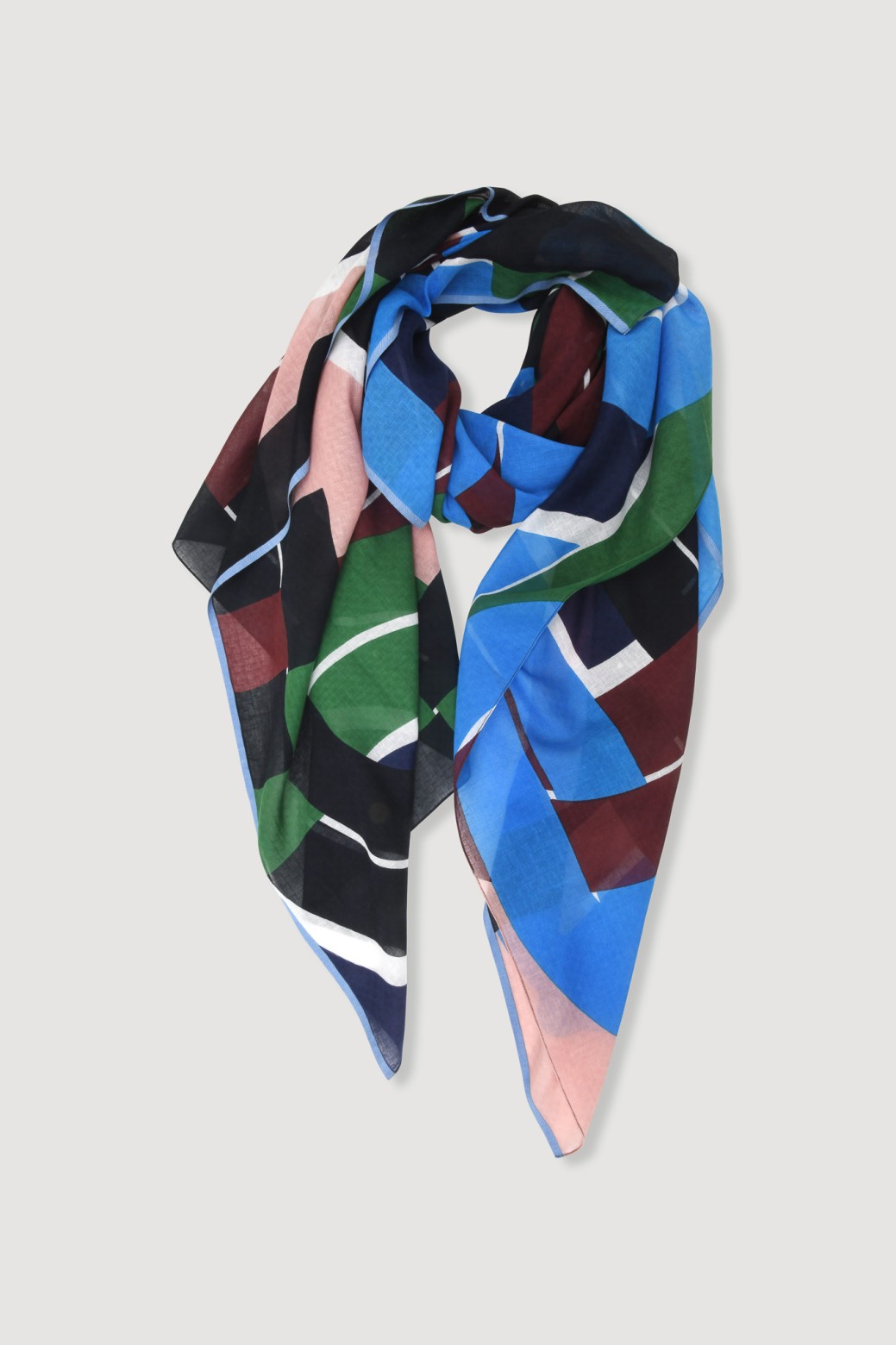 Foulard  Le Bal Bleu Vert