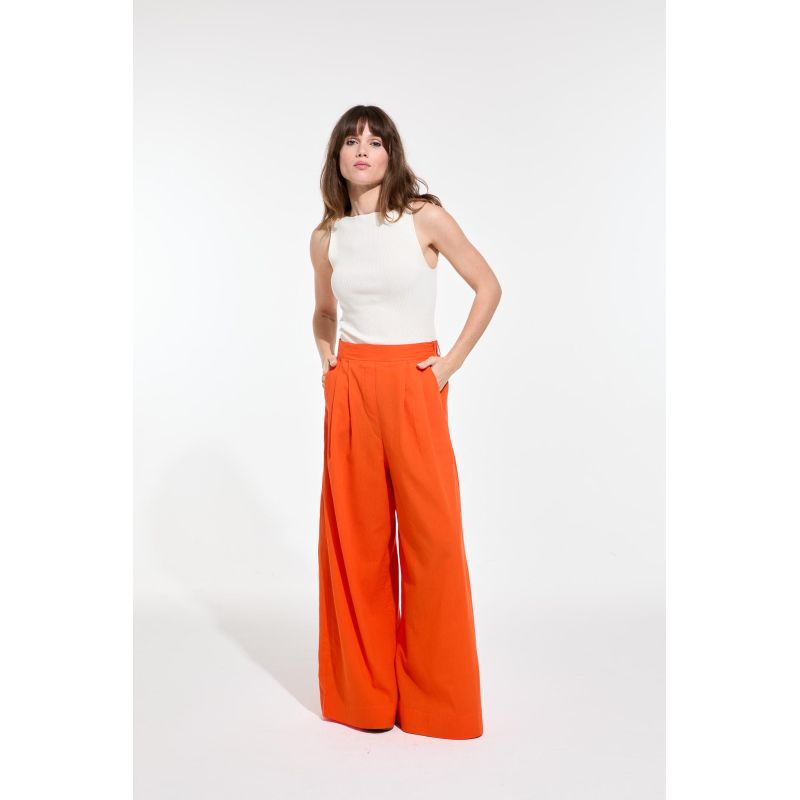 Orange Penelope Madone Pants