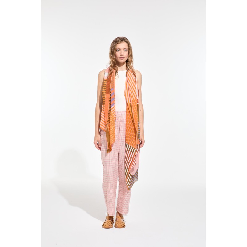 Foulard  Cascade Corail