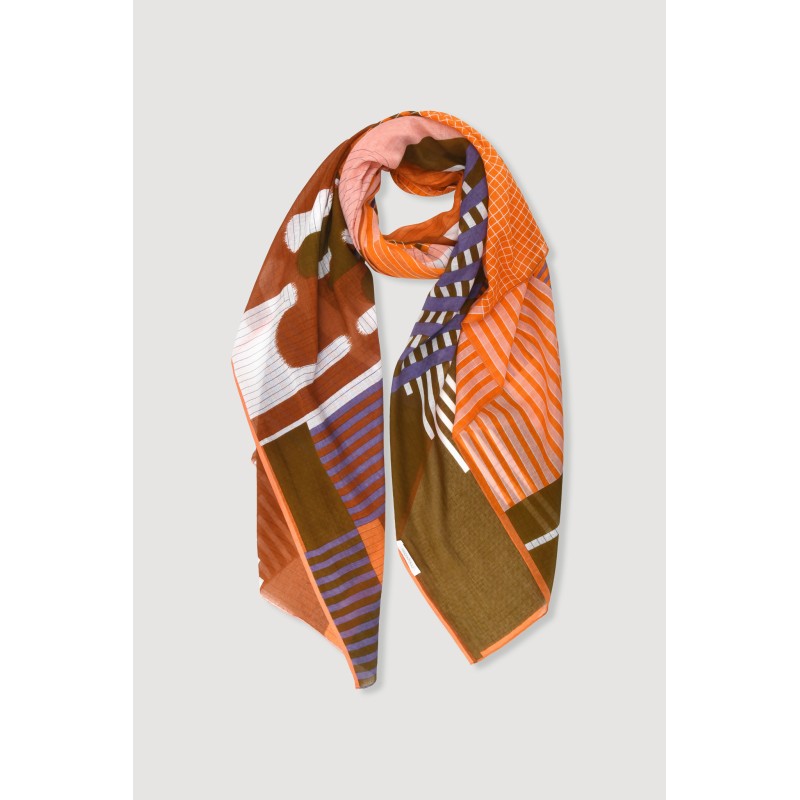 Foulard  Cascade Corail