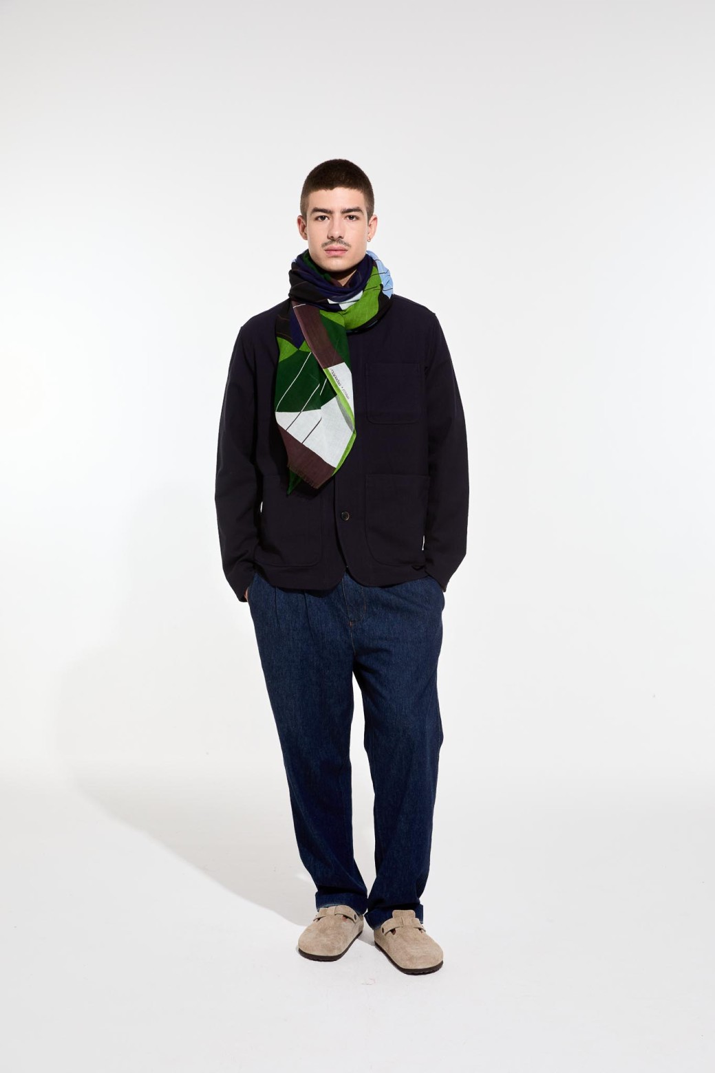 Foulard  Forma Bleu Vert