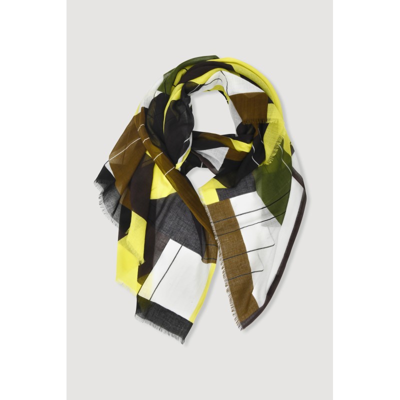 Lime Khaki Forma Scarf