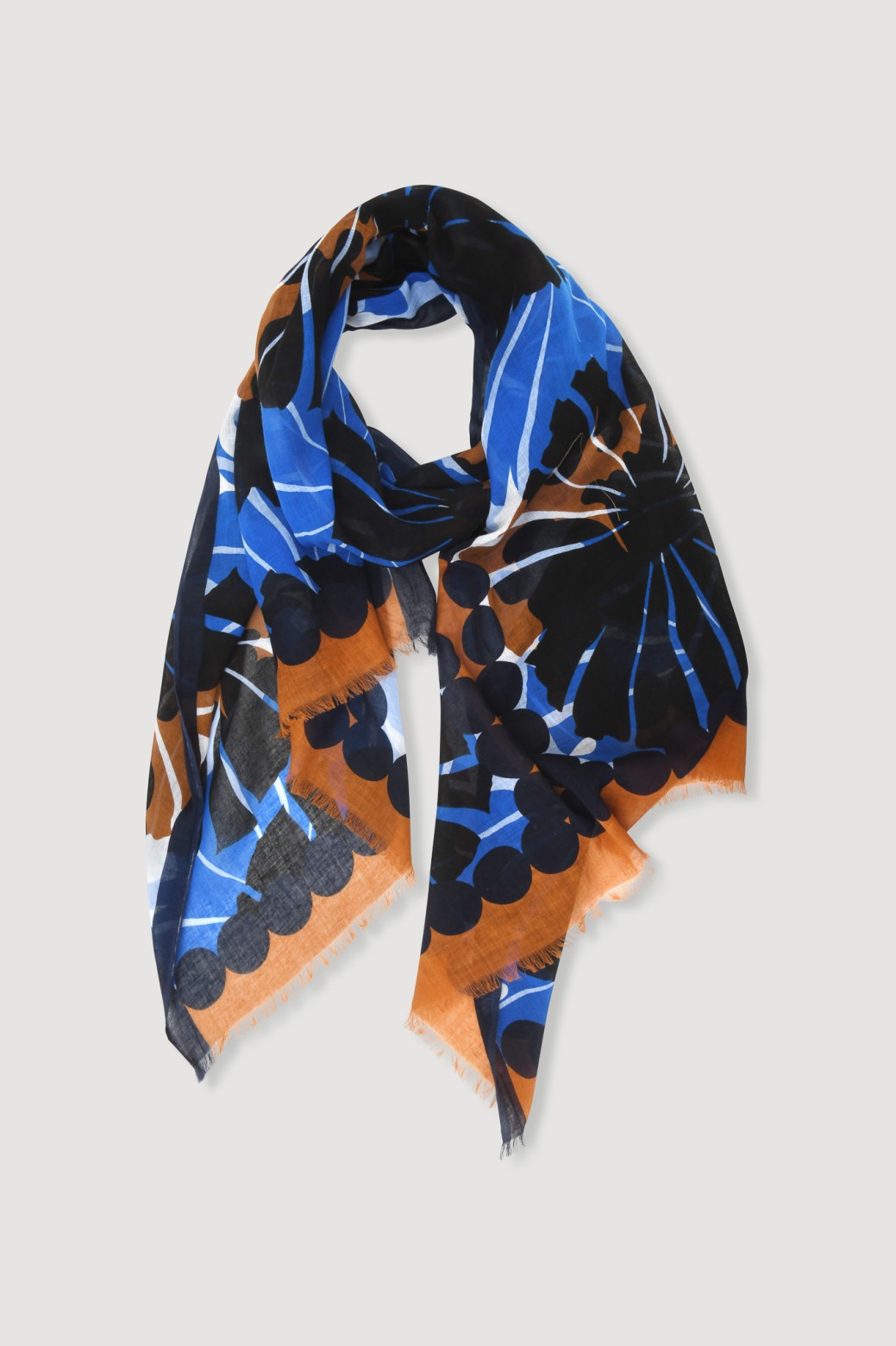 Foulard  Pavot Bleu