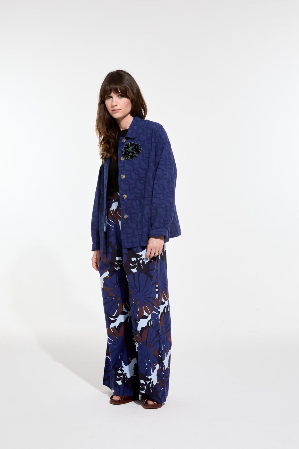 Navy Mina Liane Jacket