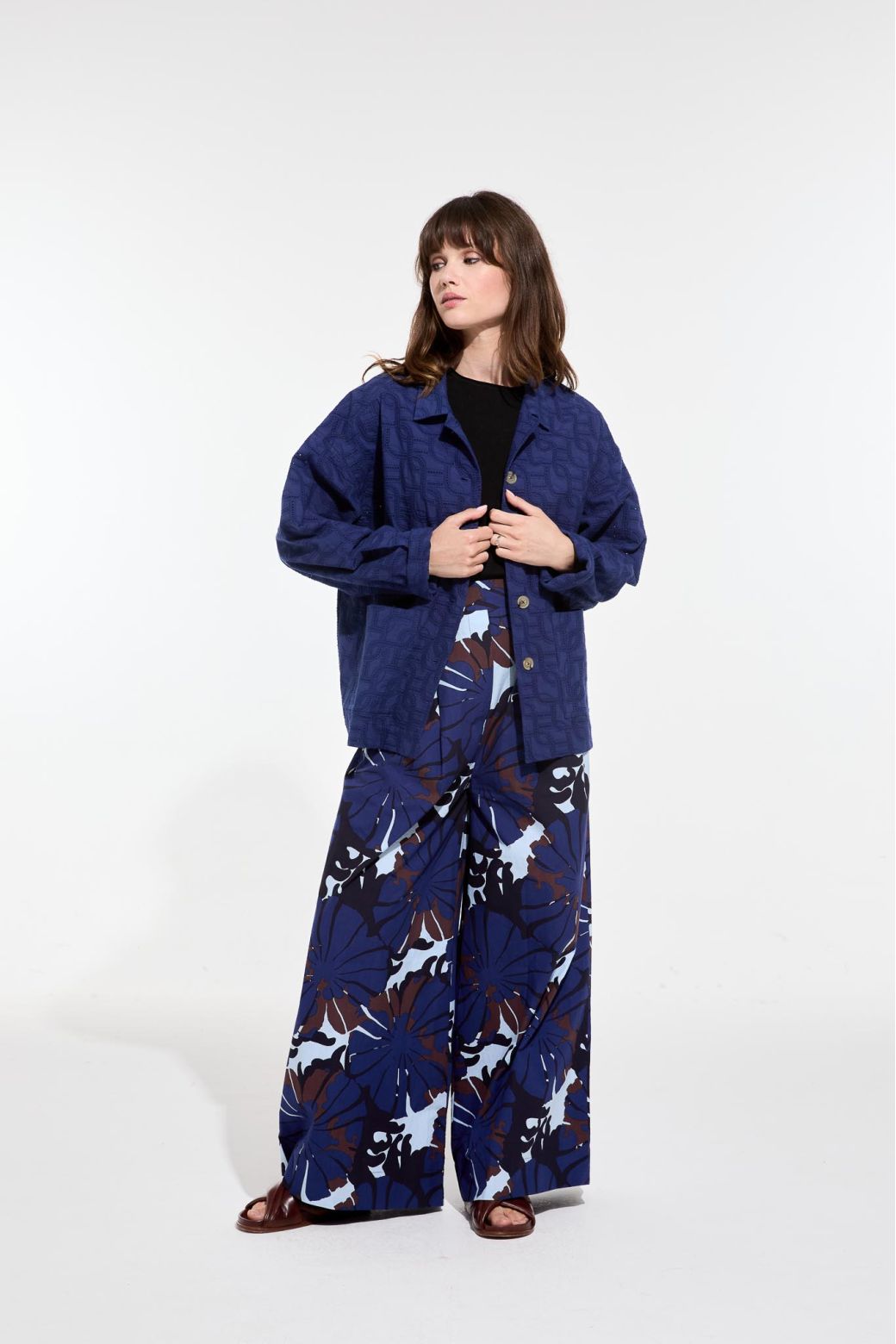 Navy Mina Liane Jacket