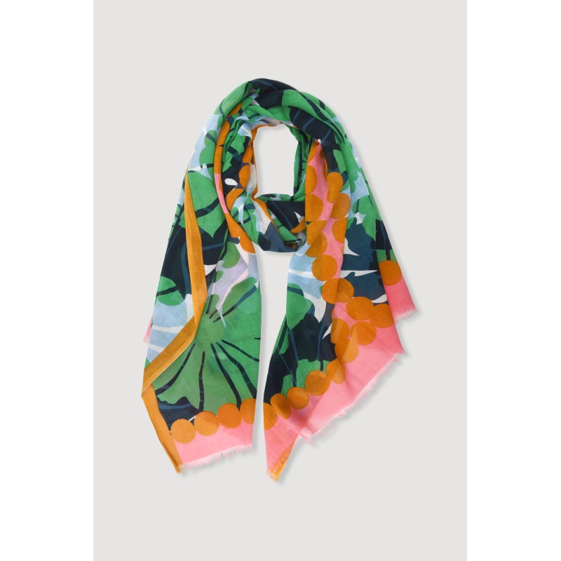 Green Pavot Scarf