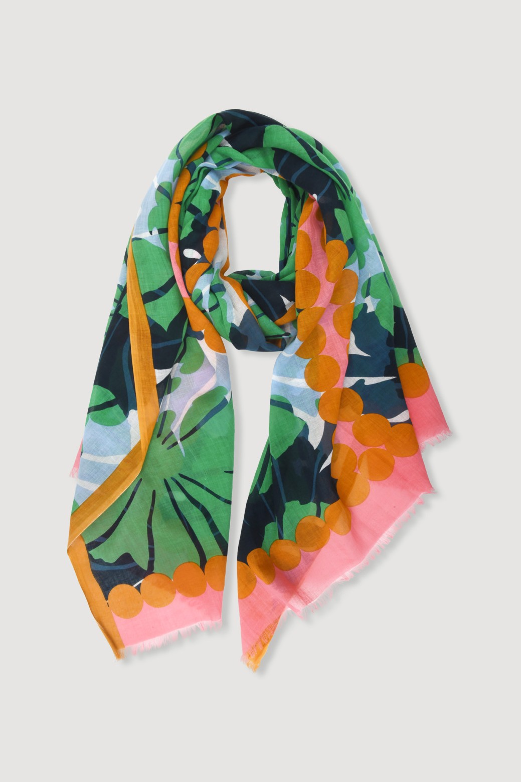 Green Pavot Scarf