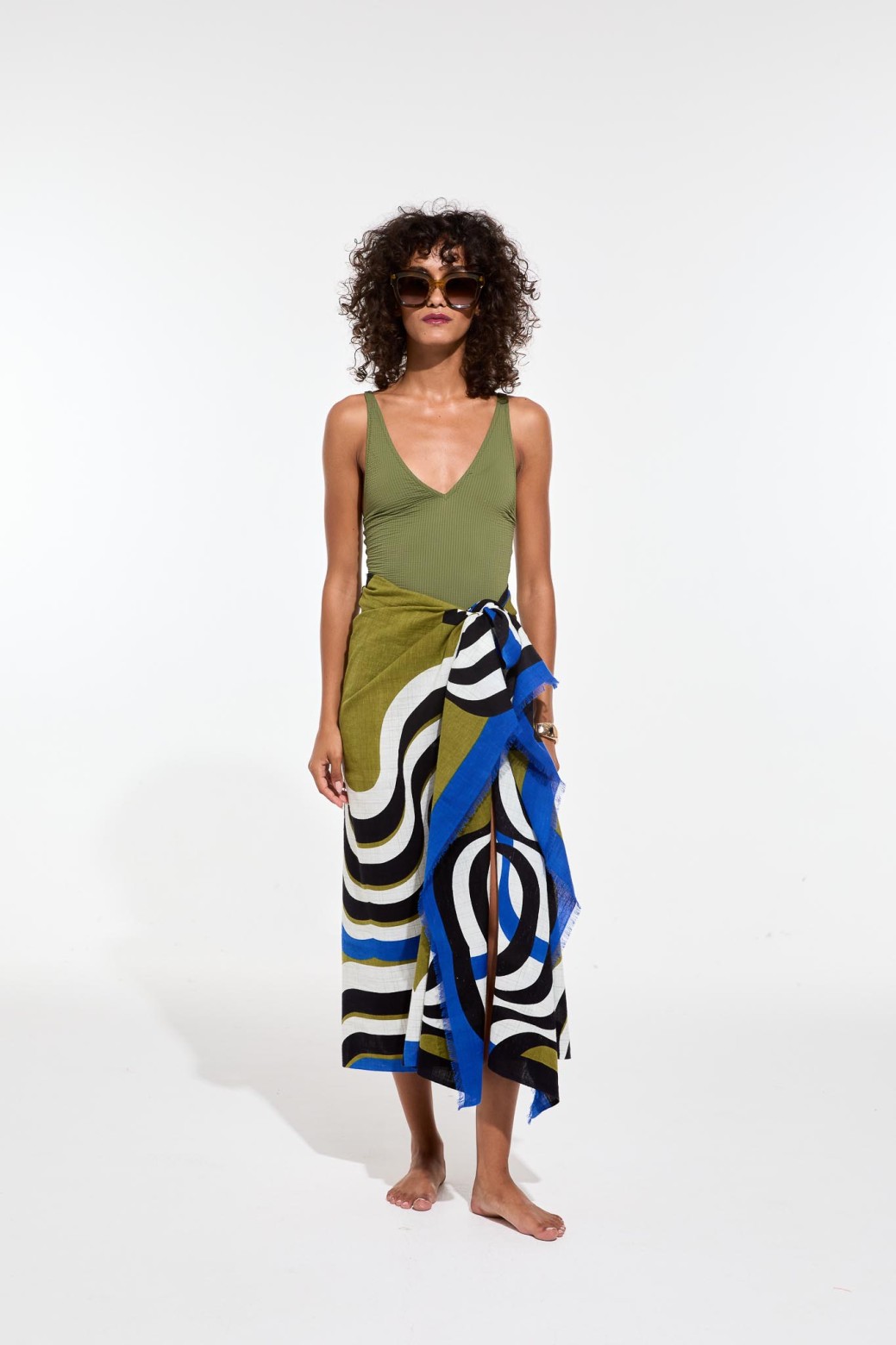 Khaki Nebuleuse Scarf