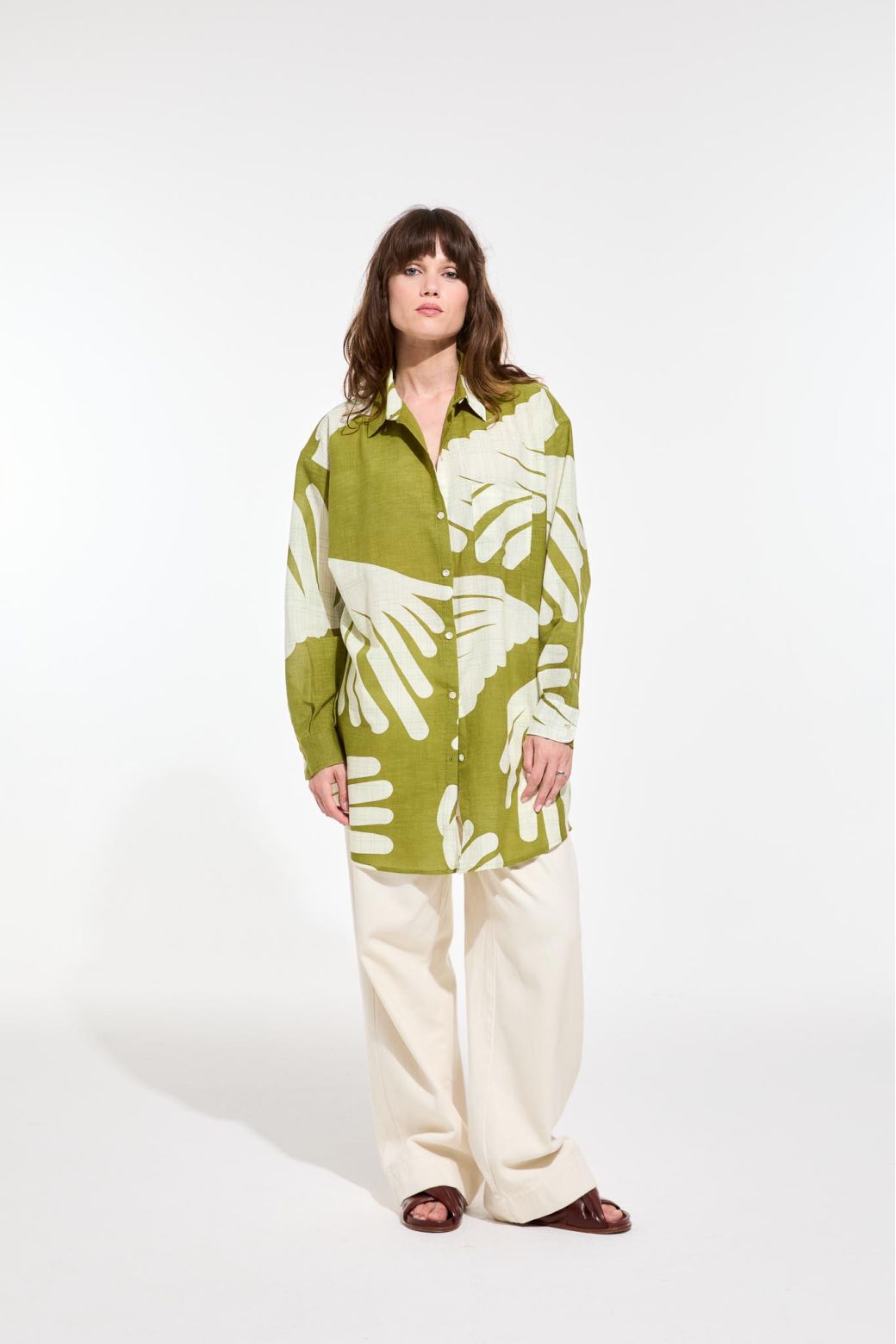 Chemise Marcel Palma Kaki