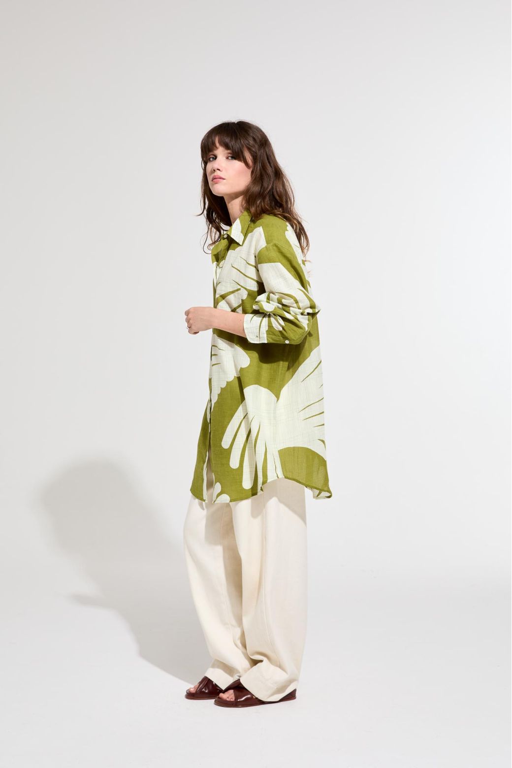 Chemise Marcel Palma Kaki