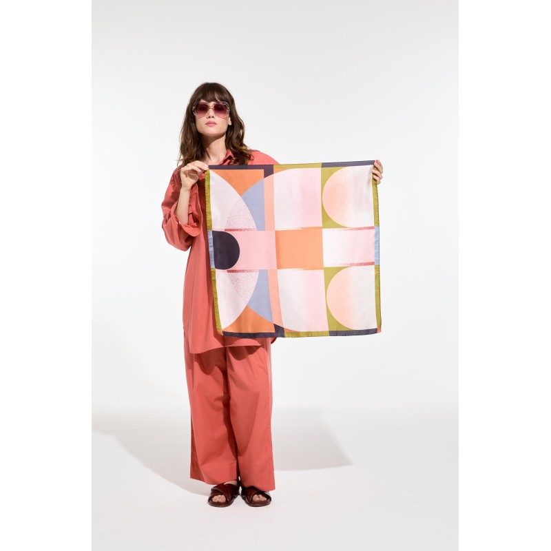 Blush Moonlight Square Scarf