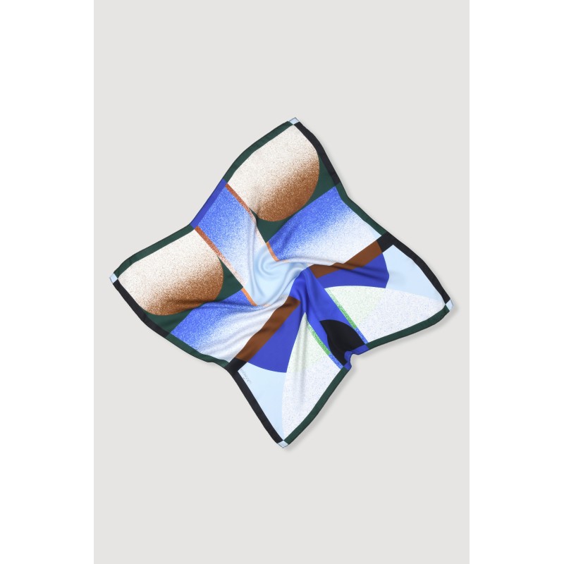 Blue Moonlight Square Scarf