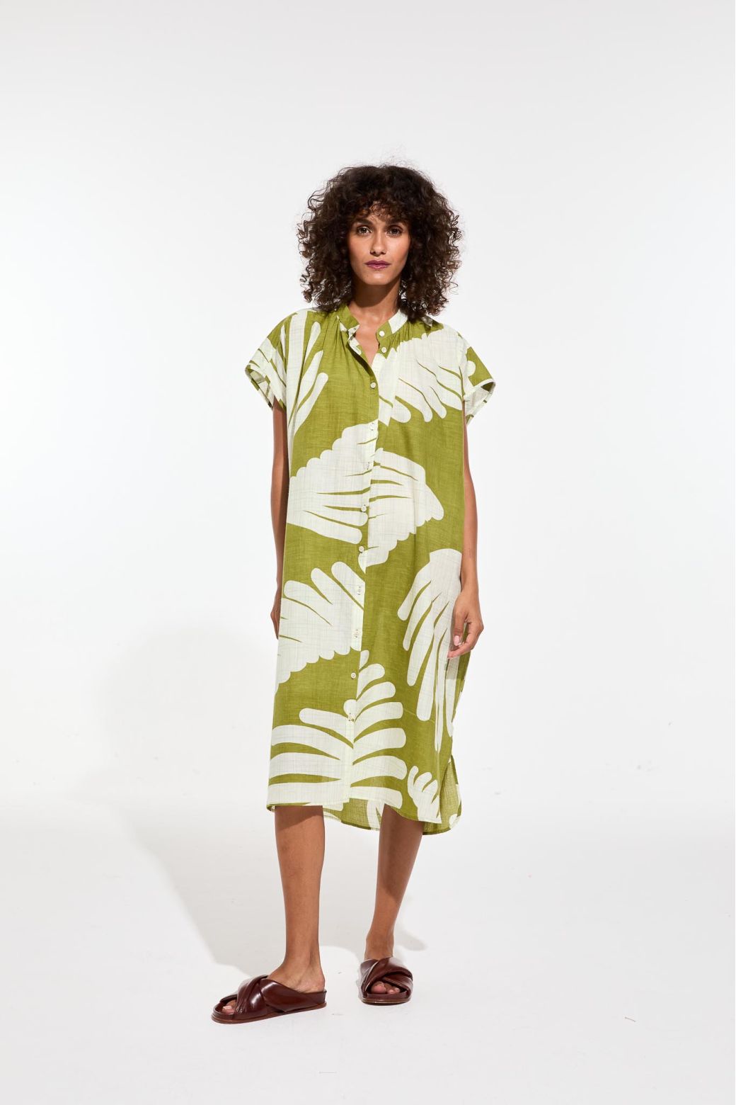 Robe Alma Palma Kaki