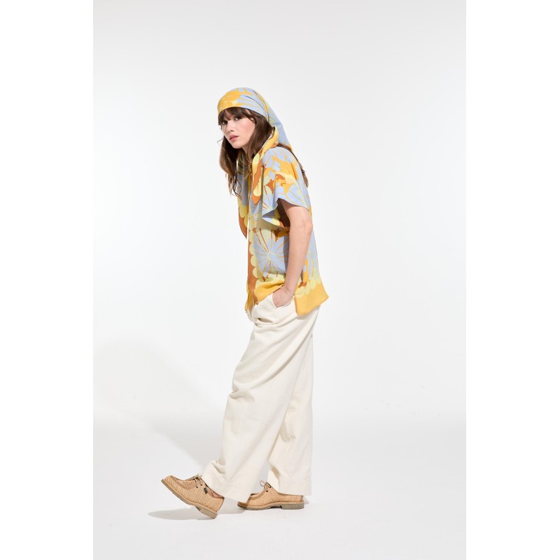 Citrine Poppy Square