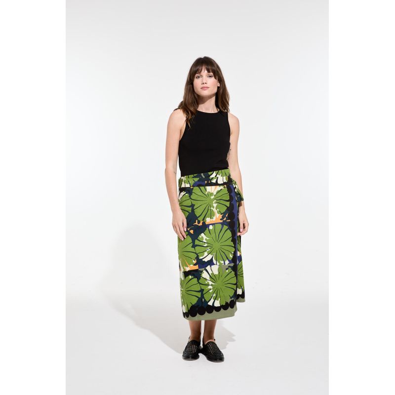 Green Zoe Poppy Skirt