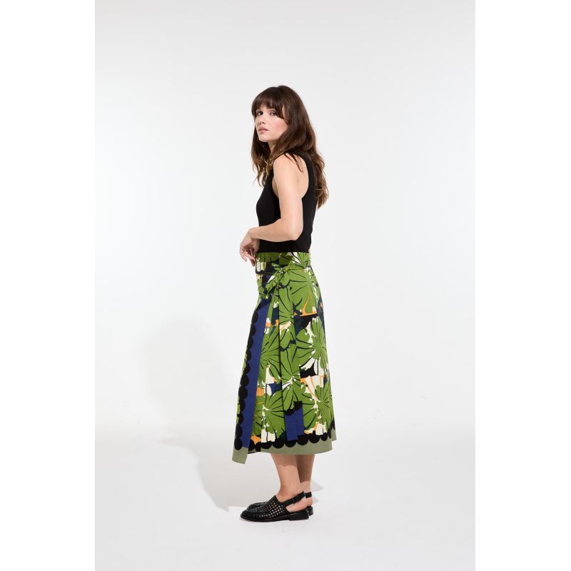 Green Zoe Poppy Skirt