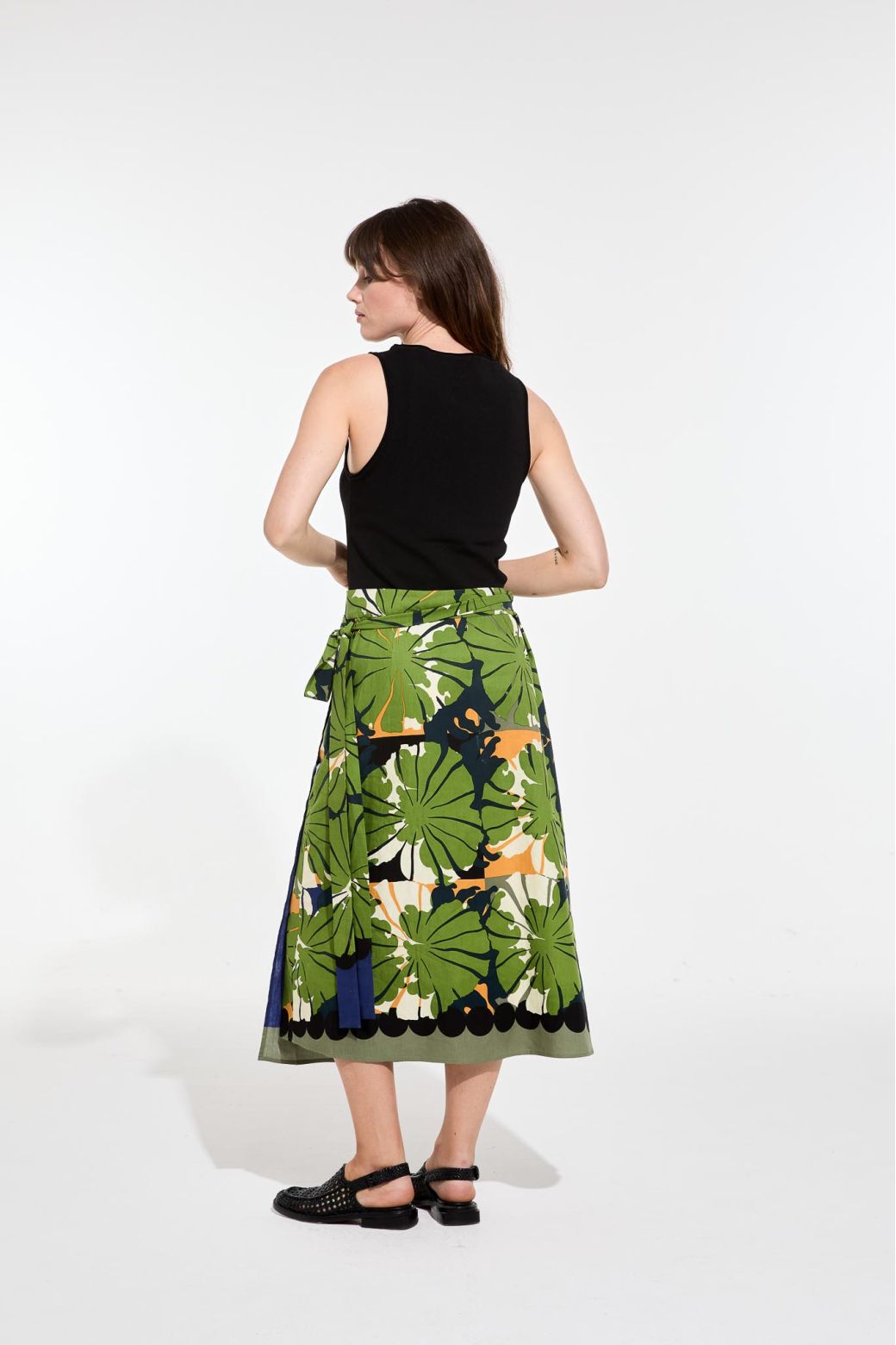 Green Zoe Poppy Skirt