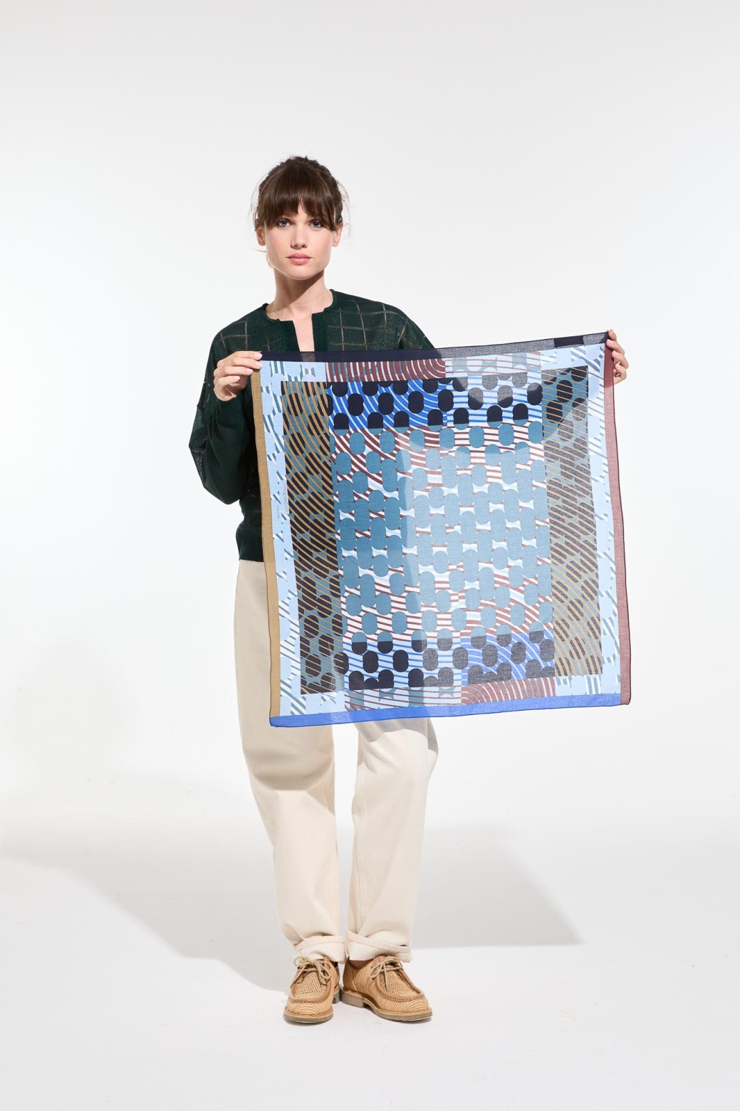 Foulard  Pollen Bleu