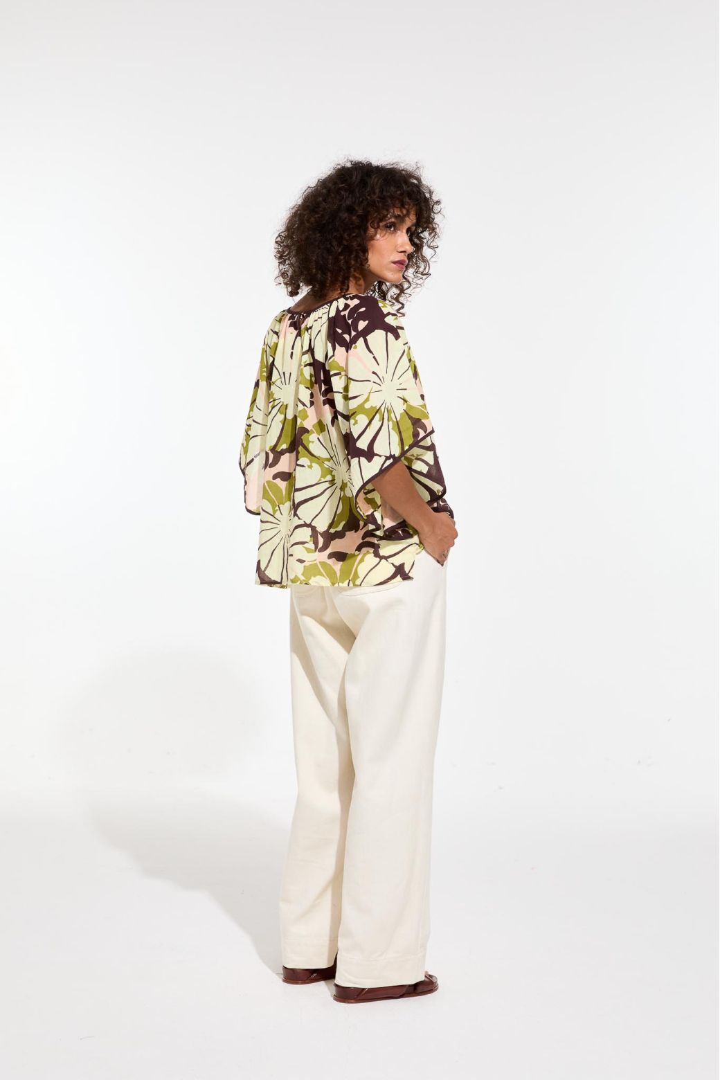 Top Lita Pavot Kaki Rose