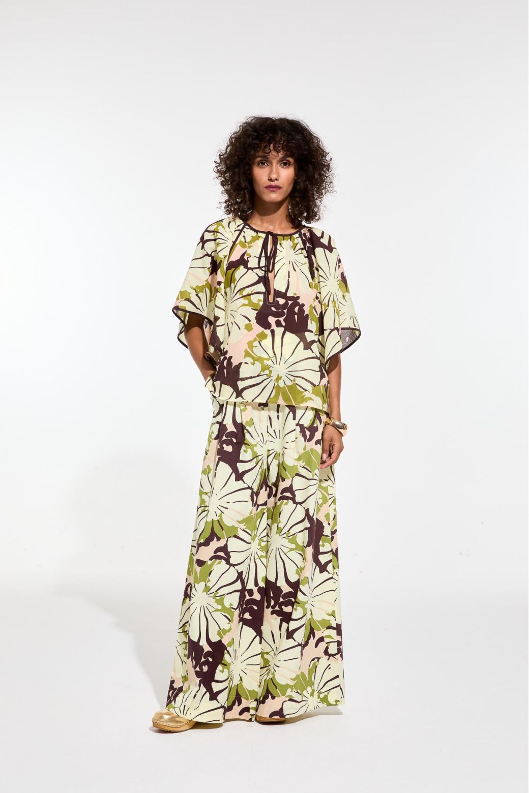 Top Lita Pavot Kaki Rose